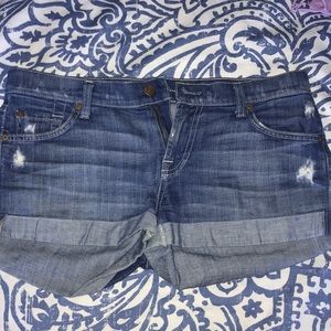7 for all mankind shorts